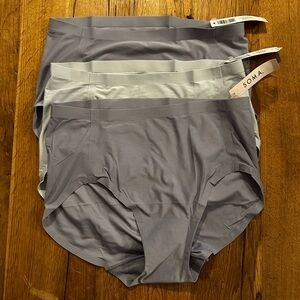 NWT Soma Enbliss Soft Stretch Modern Brief-3 pairs